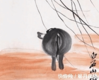 变法|齐白石画了只没牛头的水牛,为何值1千万放大后,就知道答案了