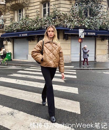 欧美风穿搭，无敌酷飒，保暖和简约时尚兼备