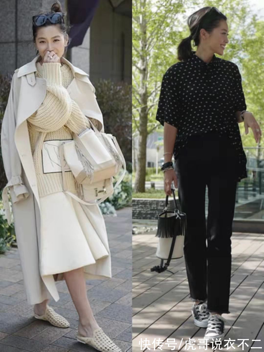 针织衫|这是我见过穿衣最舒服的日本博主，打扮优雅时尚不扮嫩，气质满分