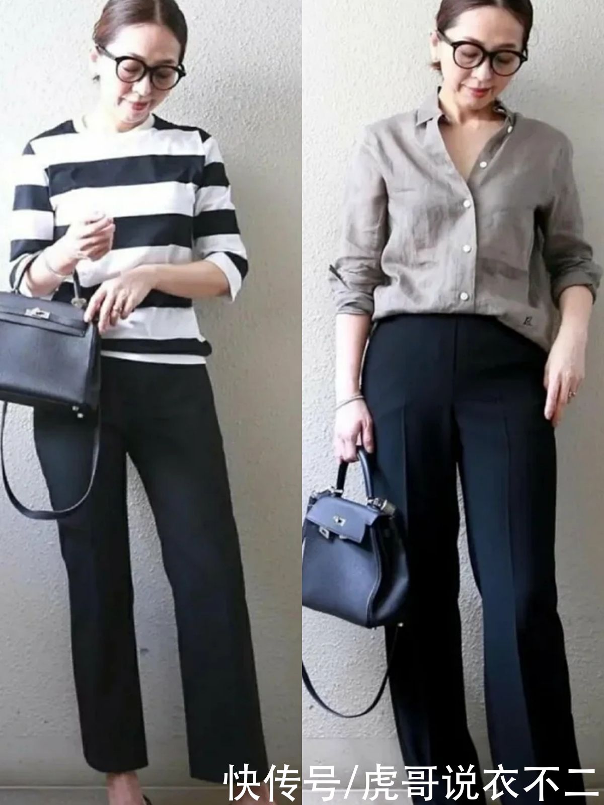 秋季|60岁女人秋季穿衣越简约越高级，不信看这位博主，舒适大方显气质