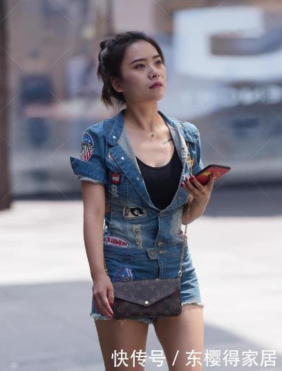 连衣裤|小姐姐“海蓝色牛仔连体装”穿搭，性感俏皮精致活泼的休闲风