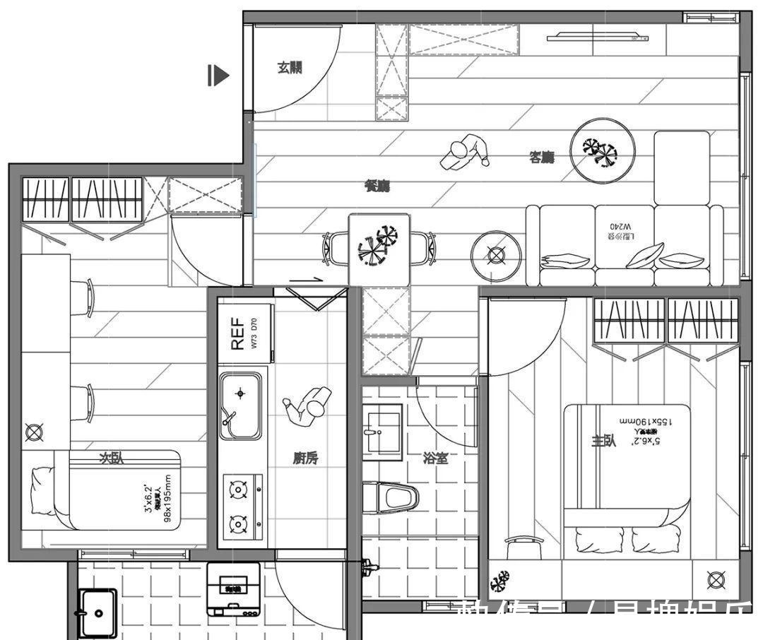 长虹|59㎡小户型玩转日系文艺小清新,不花哨不华丽,只要多一点温馨!