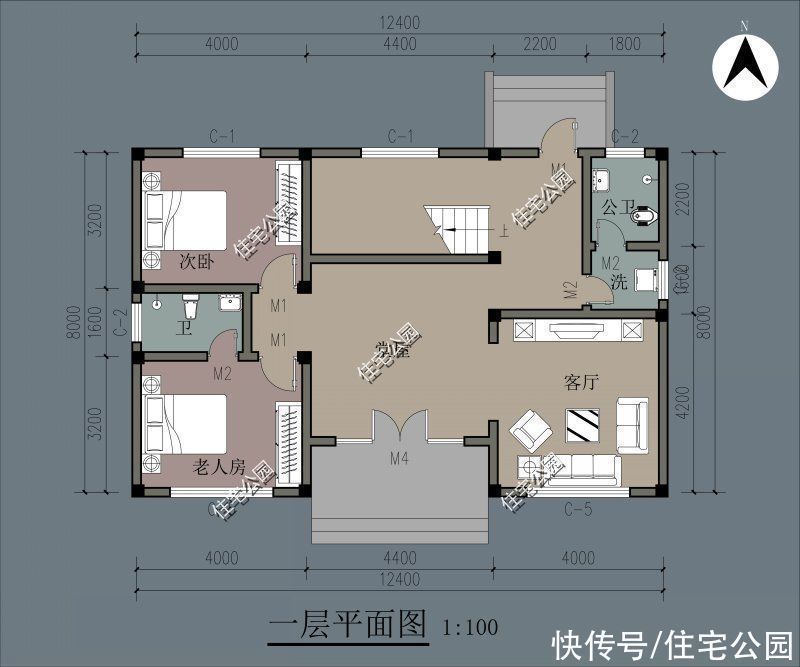 罗马柱|谁说农村别墅一定要有罗马柱?看看这10套户型,每套颜值都很高