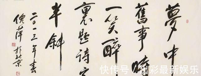 书法艺术#落款倪萍的书法,估价8千到1万元,这是书法吗