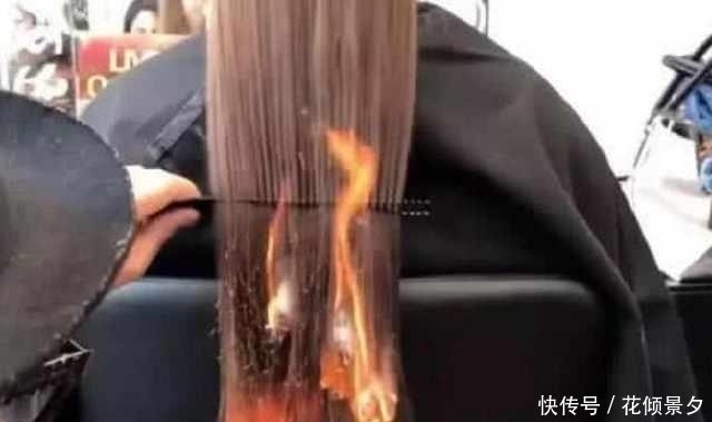 打火机|女子去做发型，理发师拿起打火机就烧，还说烧的比剪的更好看！