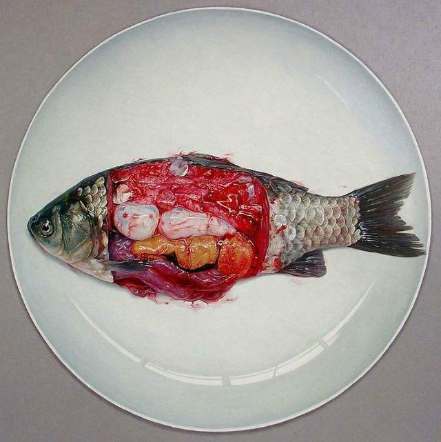 国画@三人挑战画鱼,齐白石的最简单最贵,画得最复杂的却没有人要