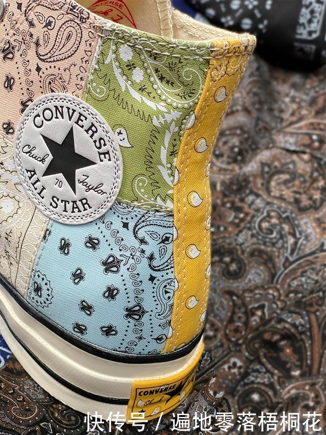 拼接腰果花!Offspring x Converse视觉效果相当醒目