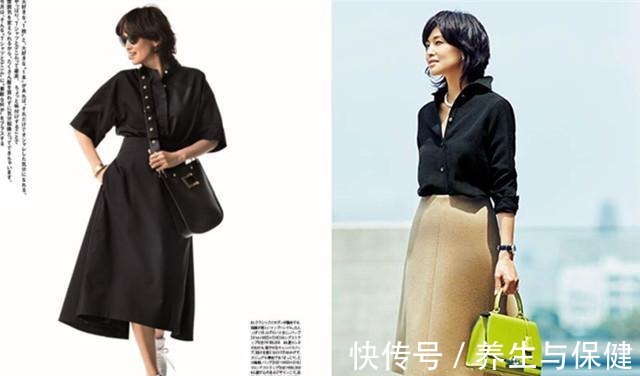 穿搭 40+女人衣柜必备黑衬衫，穿出气质与自信，独有的魅力让人着迷！