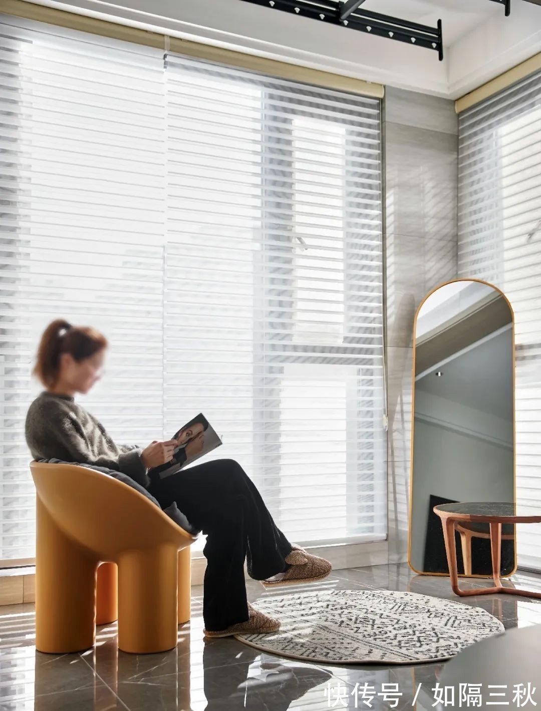 羊毛毯|独居是一个人的狂欢:93㎡三室两厅家装阳台爆改休闲区