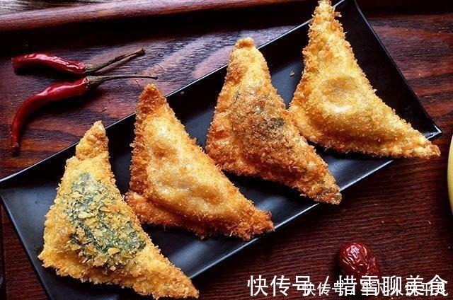 泥状|混沌皮别包猪肉了,包点水果粗粮做点心,酥脆香甜,咬一口满嘴香