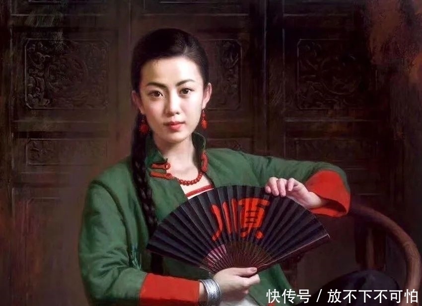 佳人巧笑兮,容华若桃李:油画人物艺术作品