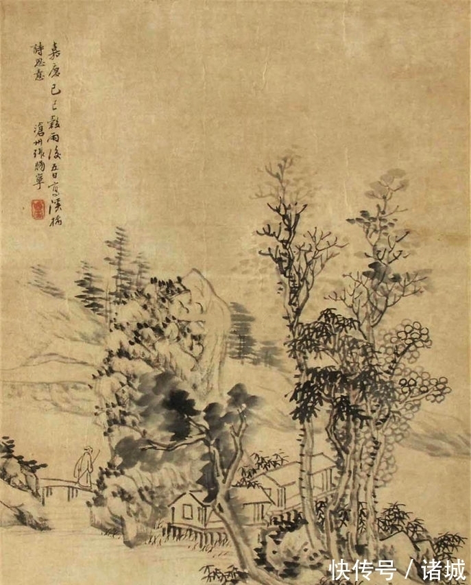 笔墨$略显保守,缺少变化,张赐宁山水画欣赏