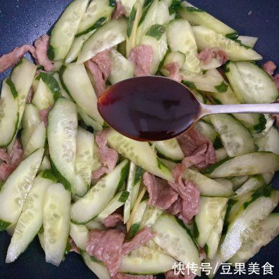 水淀粉|#少盐饮食 轻松生活#青瓜炒肉