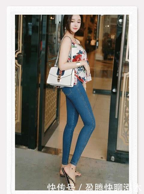 牛仔裤|舒适的紧身牛仔裤,简约大气的风格,给你别样的时尚感