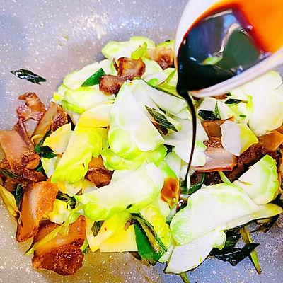 自制|腊肉蒜香儿菜