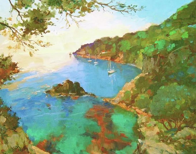 油画&浓郁的色彩,俄罗斯画家安德烈·米沙金的风景油画(二)