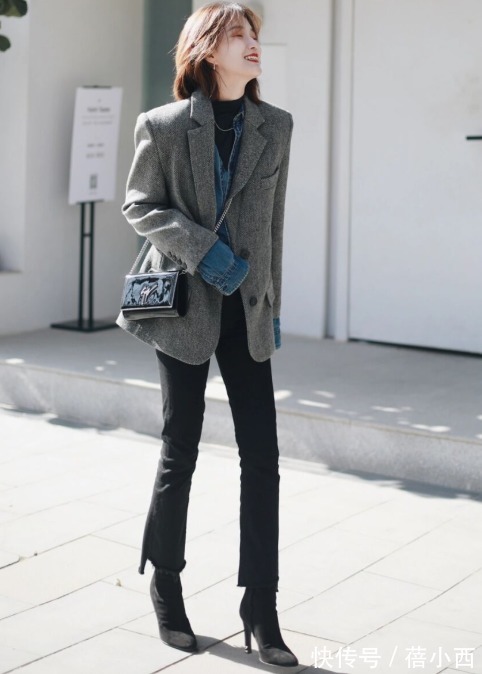 下半身|时髦的小个子女生今年都穿尖头鞋,精致大方还耐看,瞬间显高10cm