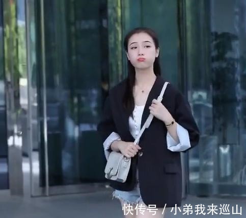 外套 上身外套下身短裤,你这是过的什么天!