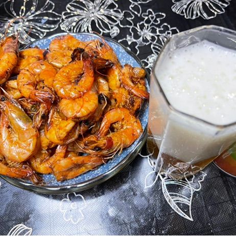 油爆虾|豆瓣酱油爆虾