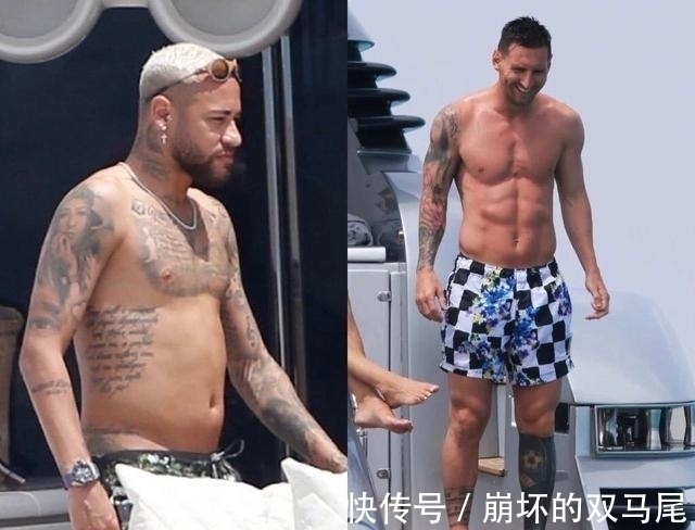 罗纳尔迪尼奥|梅西和内马尔最新身材对比:梅西八块腹肌!内马尔身体明显发福