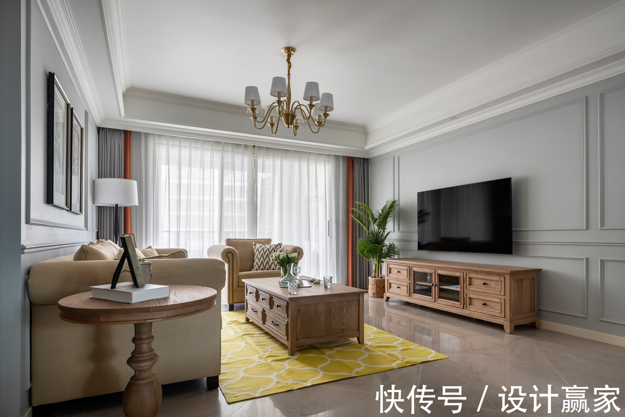 卫生间|120㎡原木自然风，经典美式贯穿其中，精致优雅大气