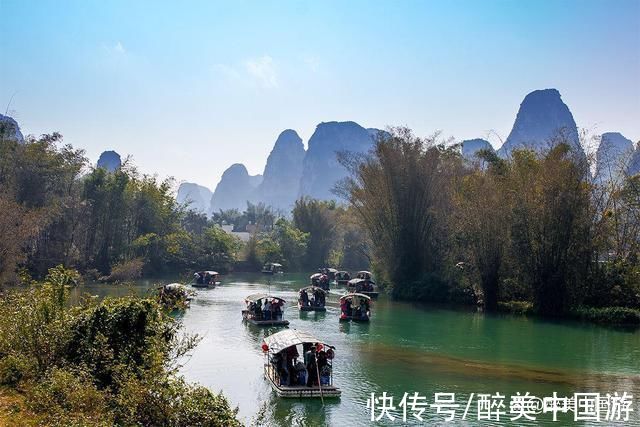 桂林山水|探访《花千骨》取景地，山势俊秀，流水环绕，环境清幽