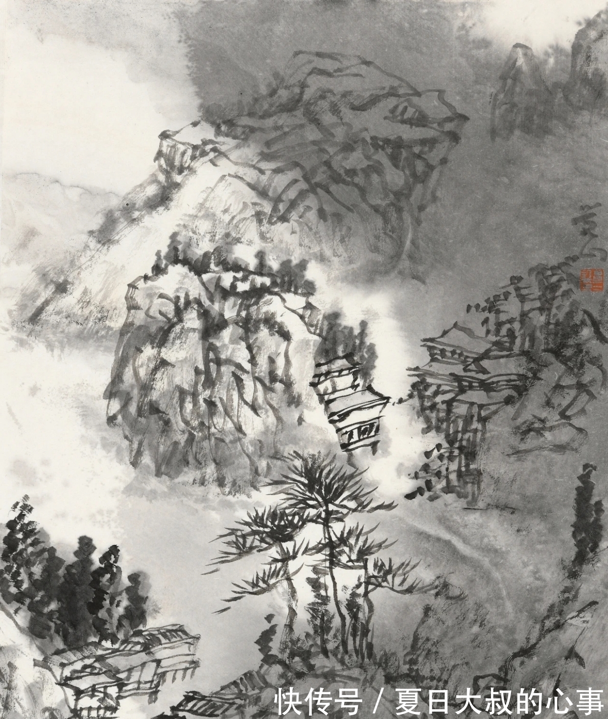 水墨山水画&似古不泥古|曾三凯水墨山水画