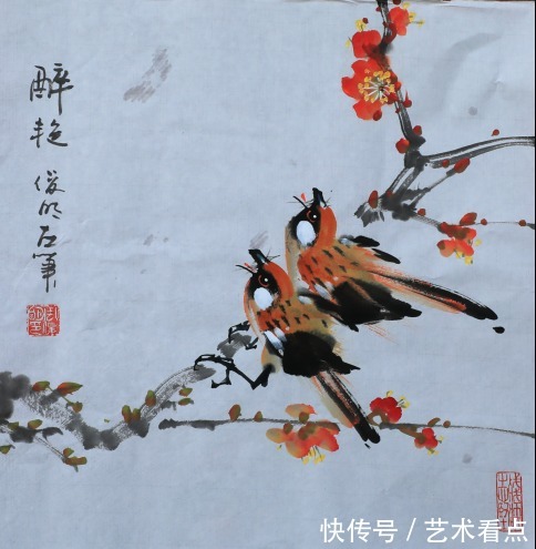 左笔|【专题报道】当代著名独臂左笔书画家周俊明