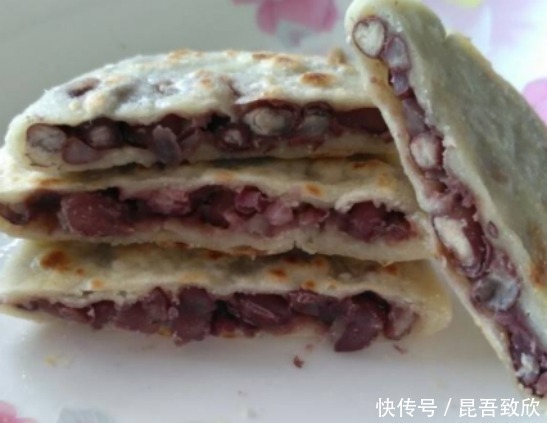 平底锅|一道不用烤箱只用平底锅的红豆沙饼,步骤简单,十分美味!