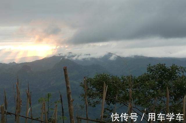 湛然&七律.远山霞光（旅途感怀）！