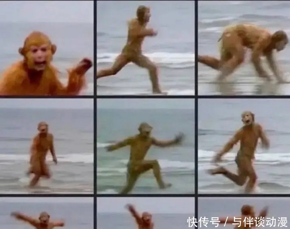 美猴王 《奔跑吧》路透，蔡徐坤在海边奔跑，热评：好像在cos美猴王！