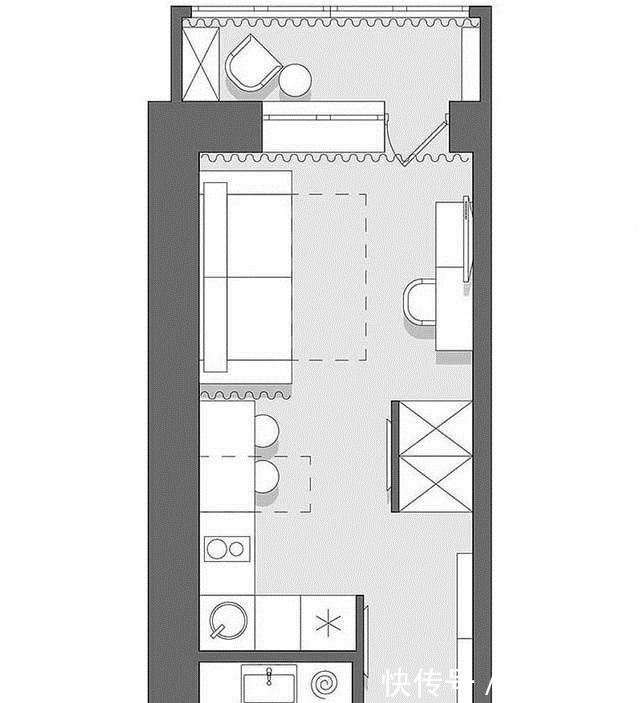 收纳|单身女孩的25㎡公寓，既是家也是工作室，室内布局值得学习！