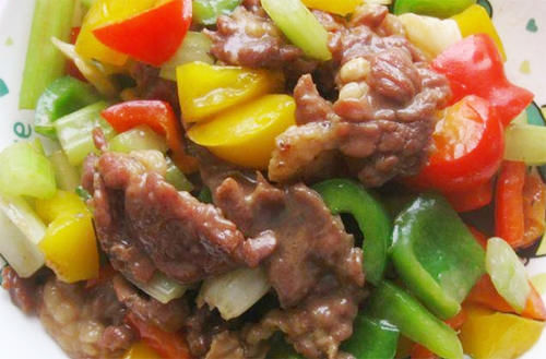 彩椒|孩子每天都为减肥20斤早起晨跑锻炼,多吃小炒菜,开胃爽口