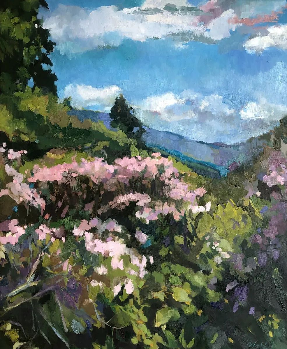 笔力独到，气势如虹，看看这二位的油画