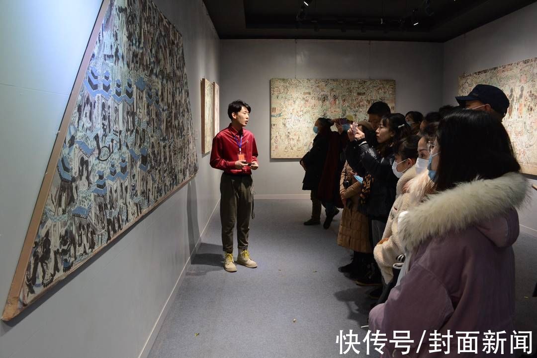 敦煌壁画|敦煌壁画中有70余处峨眉山形象 到乐山石窟艺术展探寻敦煌壁画里的峨眉山