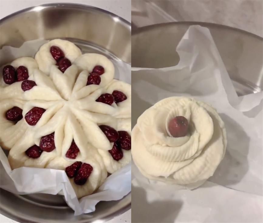 刘涛晒女儿下厨蒸馒头视频，12岁王紫嫣亭亭玉立出落成大美女