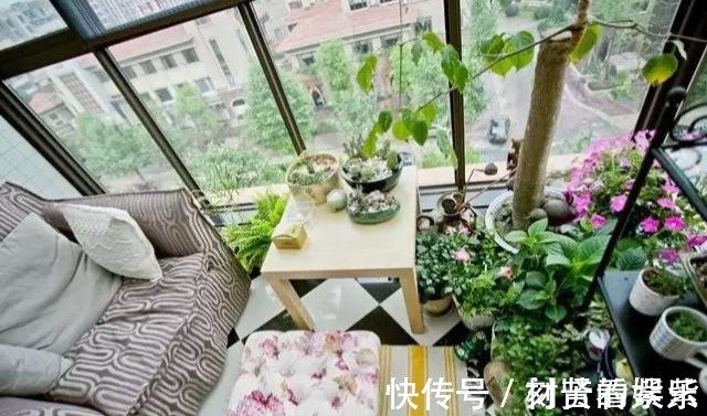 这才是我想要的阳台!种满花,有一个小憩的地方
