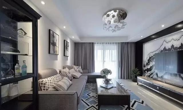 子母床|140㎡高级灰三居室,迫不及待搬进去,太喜欢我家客厅