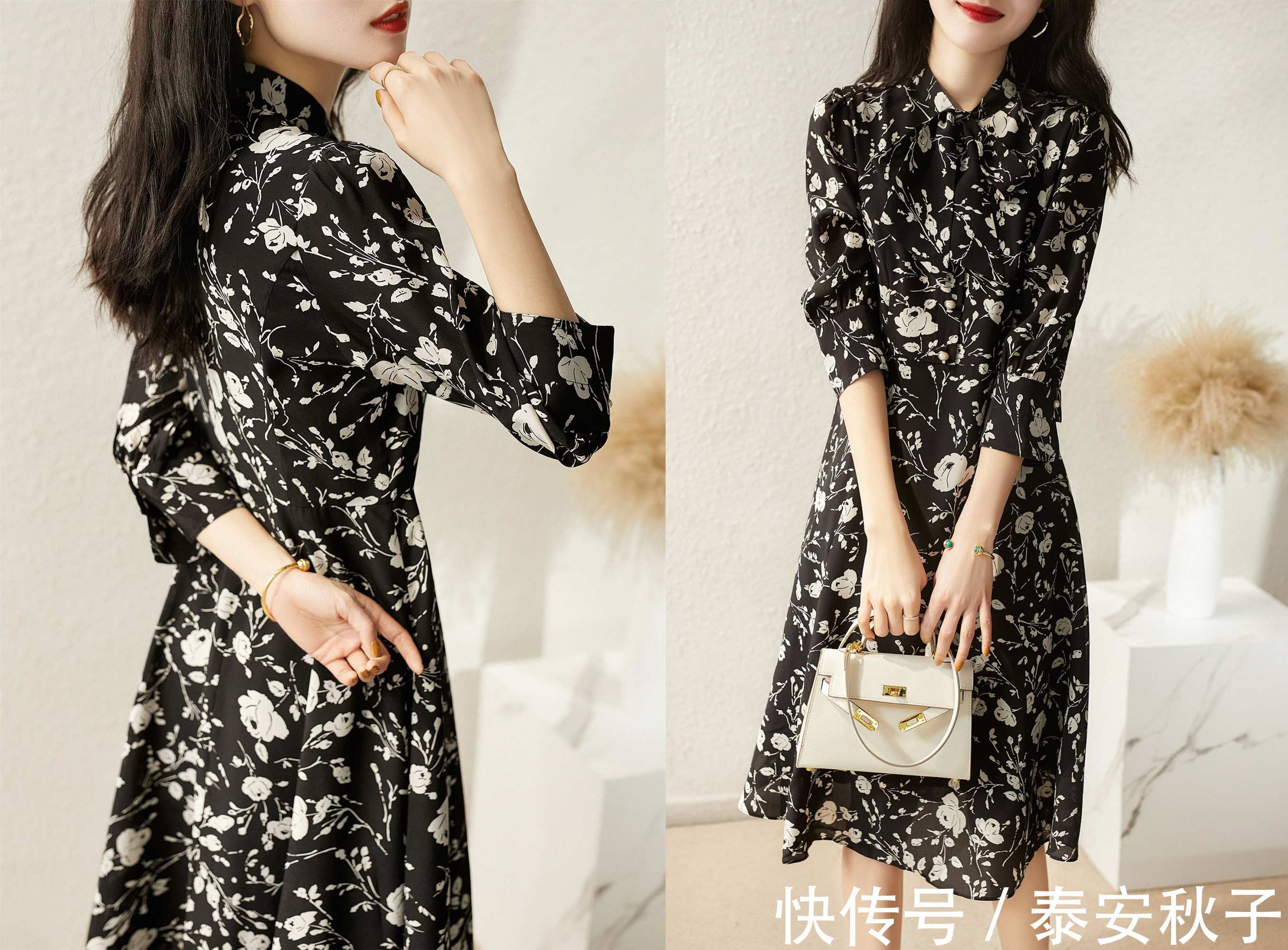 碎花连衣裙|今夏流行的“印花裙”，这也太撩人了吧！