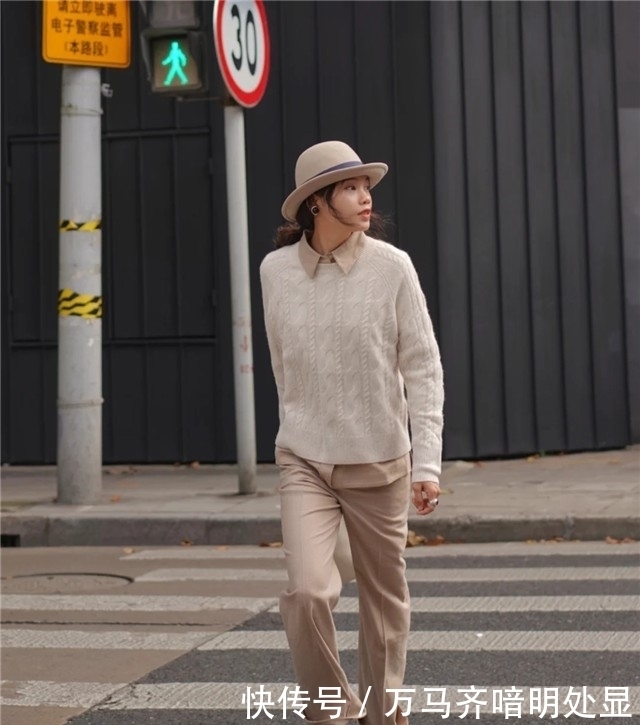 不懂米色,请别乱穿!它的最美“配色”在这,优雅女人冬天的最爱