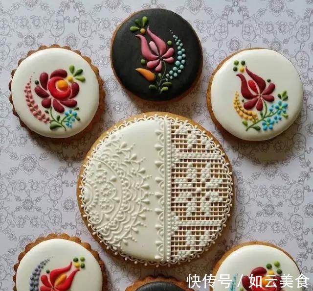 糖霜饼干|一双巧手，做出童话般的翻糖饼干，看完你会舍不得吃网友称太美