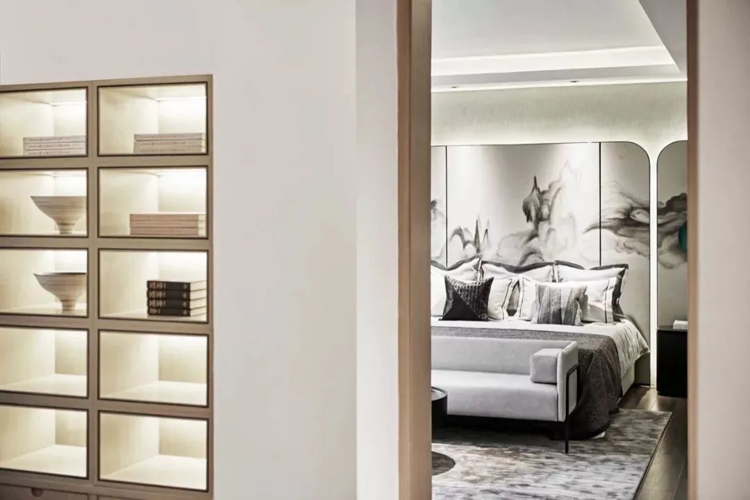 装饰画|200㎡现代简约,高级灰里加点黑,简约朴素高级美