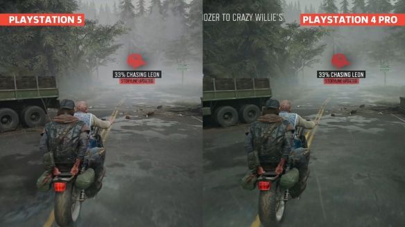 PS5|《往日不再》PS4 Pro/PS5对比 画面更流畅，提升明显
