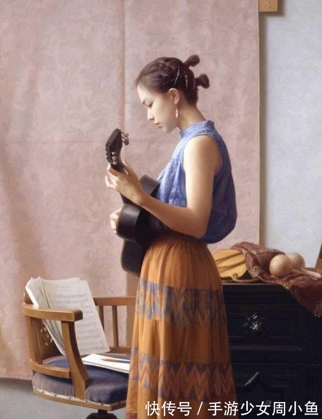 i典雅、性感的东方神韵——岩岛广石的人体肖像画