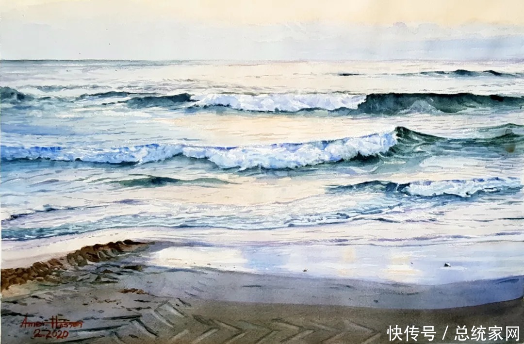 「第七届水彩节特邀嘉宾」AMER HASSAN 艺术作品展