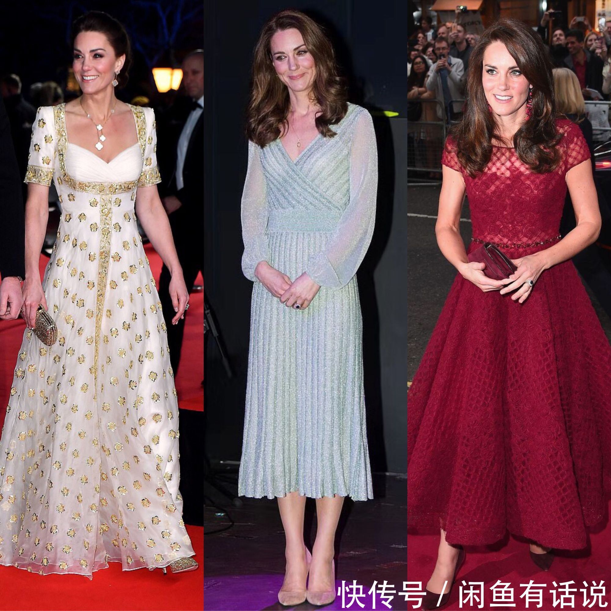 女王|凯特王妃迎40岁生日,连穿三套高定礼服,还戴女王的耳环真受宠