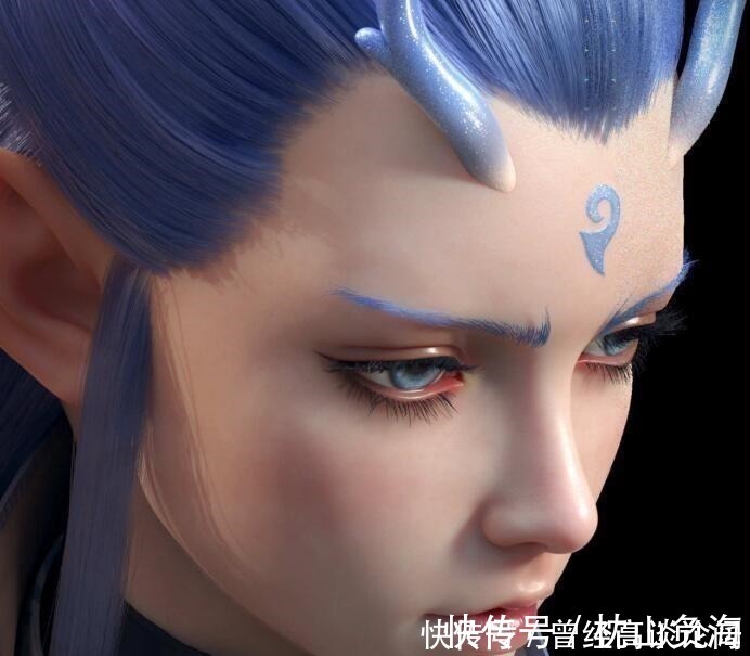 cospl10万元敖丙手办,30万根头发可见,脸上还有红血丝