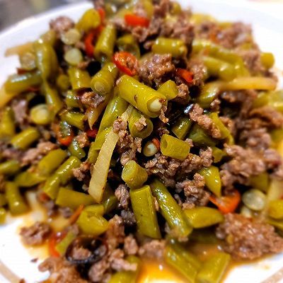 小米椒|酸菜炒牛肉