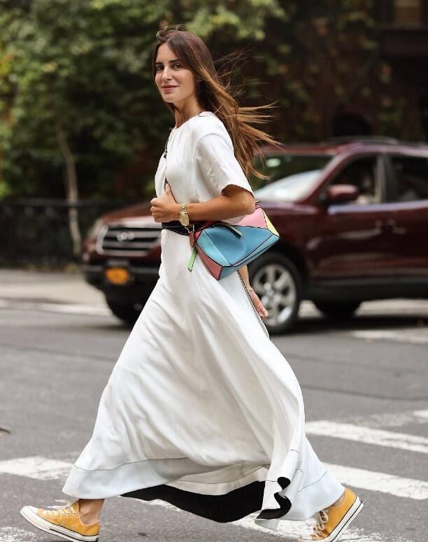 西班牙博主Gala复古中带着点中性 创意优雅又别具韵味的穿搭