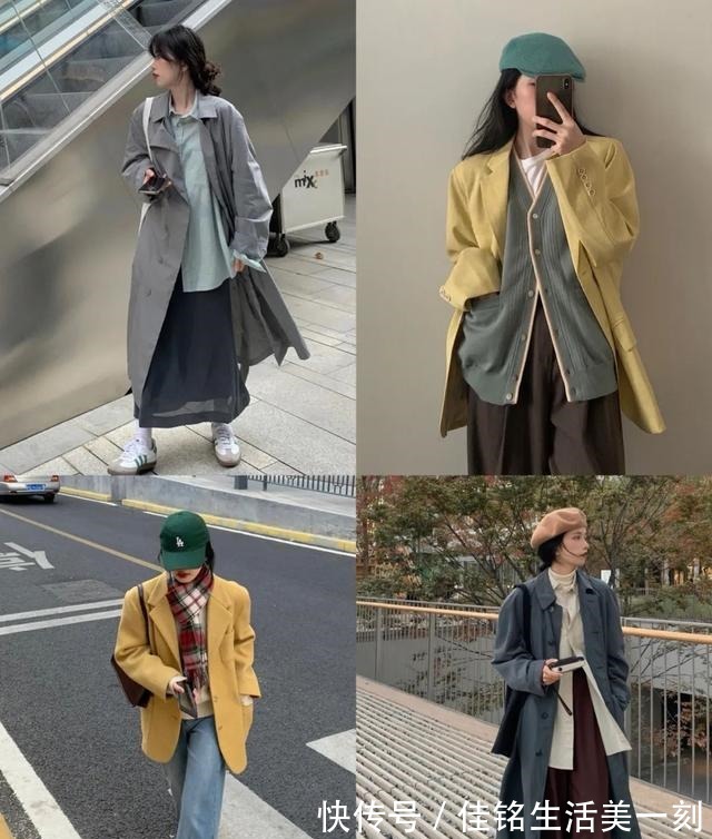 cr 适合亚洲女孩的韩式穿搭，早秋这么穿，洋气又时髦！